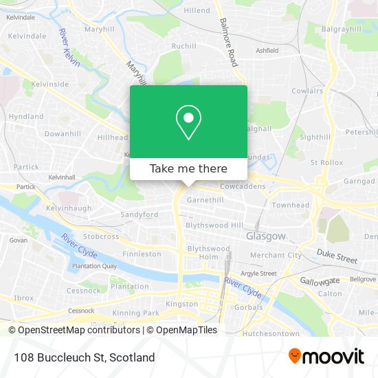 108 Buccleuch St map