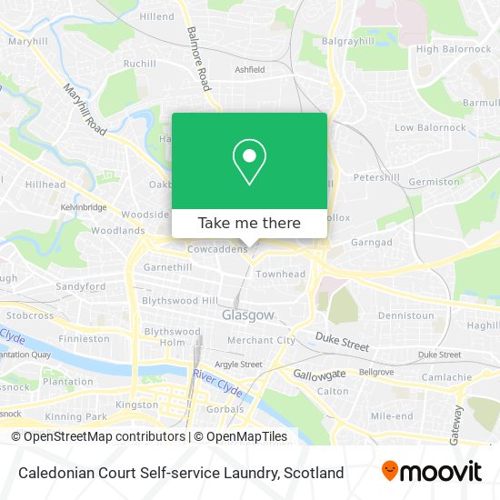 Caledonian Court Self-service Laundry map