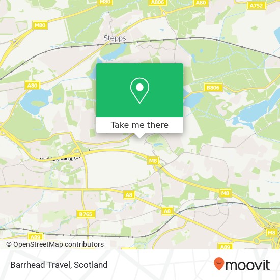 Barrhead Travel map
