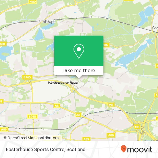 Easterhouse Sports Centre map