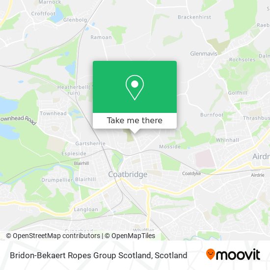 Bridon-Bekaert Ropes Group Scotland map