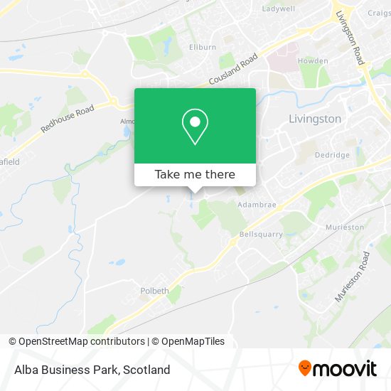 Alba Business Park map