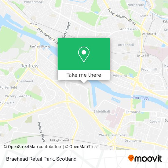 Braehead Retail Park map