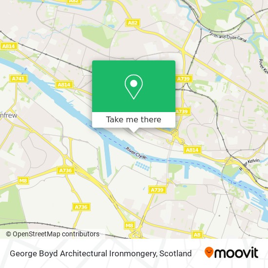 George Boyd Architectural Ironmongery map