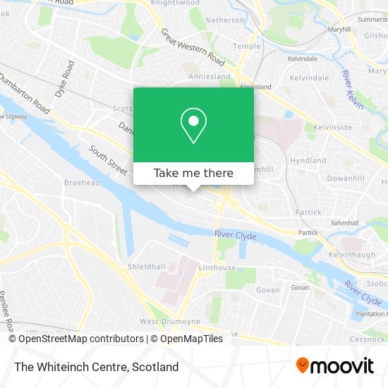 The Whiteinch Centre map