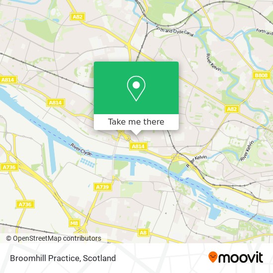 Broomhill Practice map