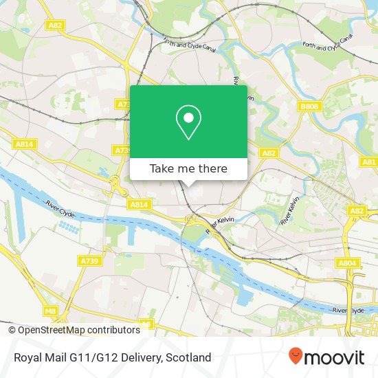 Royal Mail G11/G12 Delivery map