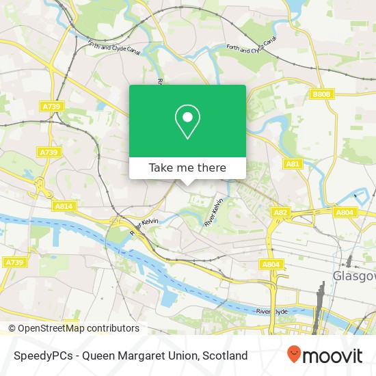 SpeedyPCs - Queen Margaret Union map