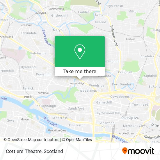 Cottiers Theatre map