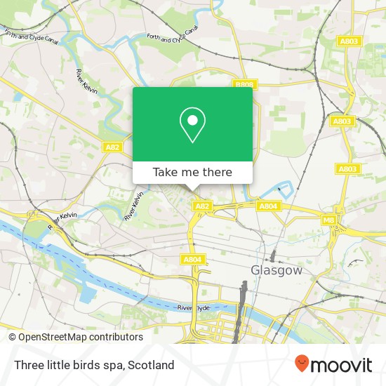 Three little birds spa map
