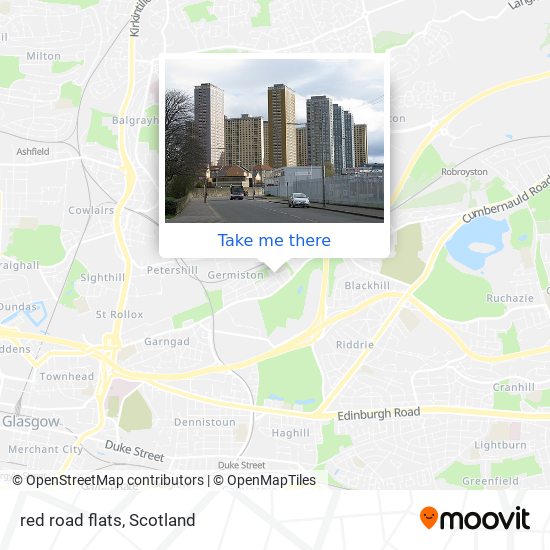 red road flats map