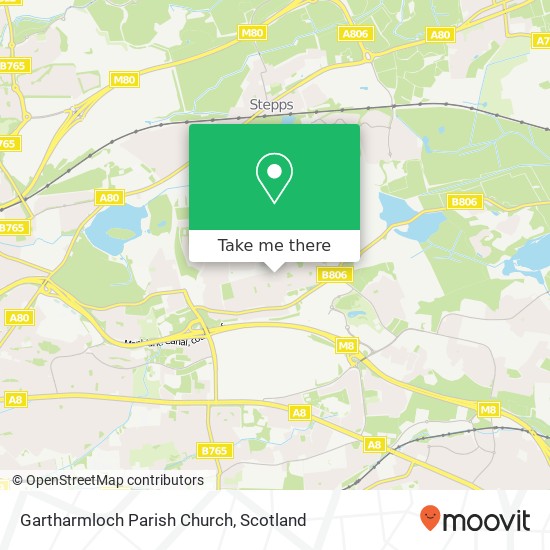 Gartharmloch Parish Church map