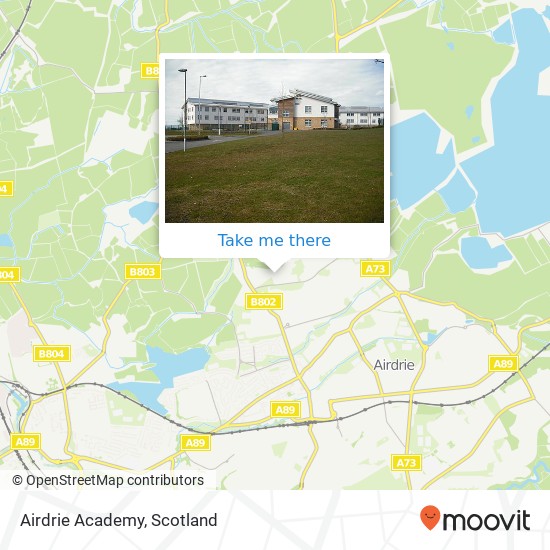 Airdrie Academy map