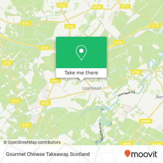 Gourmet Chinese Takeaway map