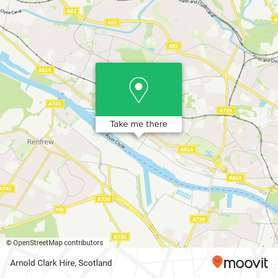 Arnold Clark Hire map
