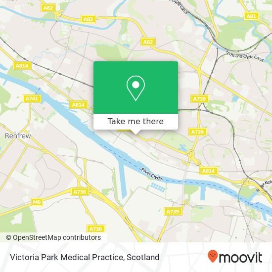 Victoria Park Medical Practice map