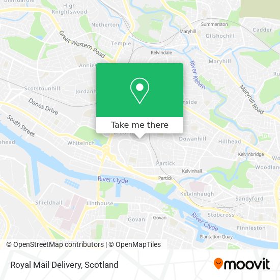 Royal Mail Delivery map