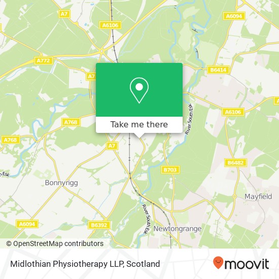 Midlothian Physiotherapy LLP map