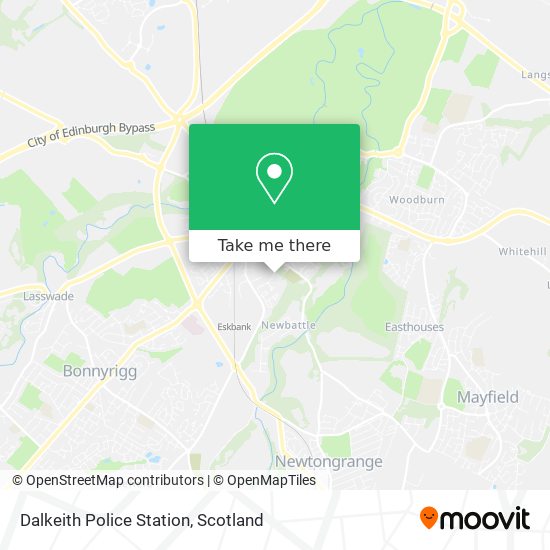 Dalkeith Police Station map