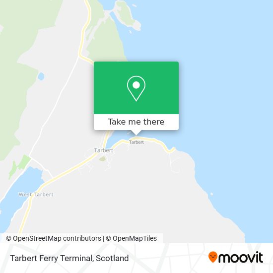 Tarbert Ferry Terminal map