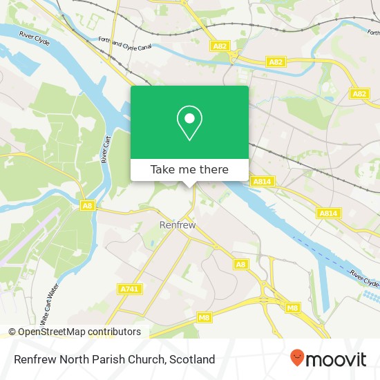 Renfrew North Parish Church map