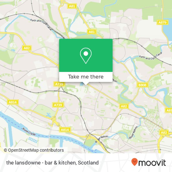 the lansdowne - bar & kitchen map