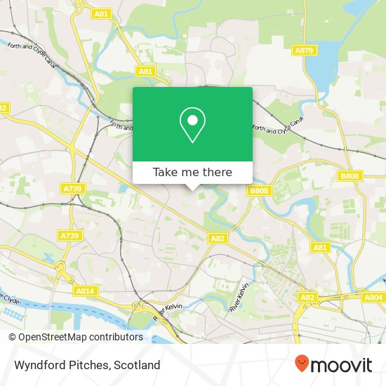Wyndford Pitches map