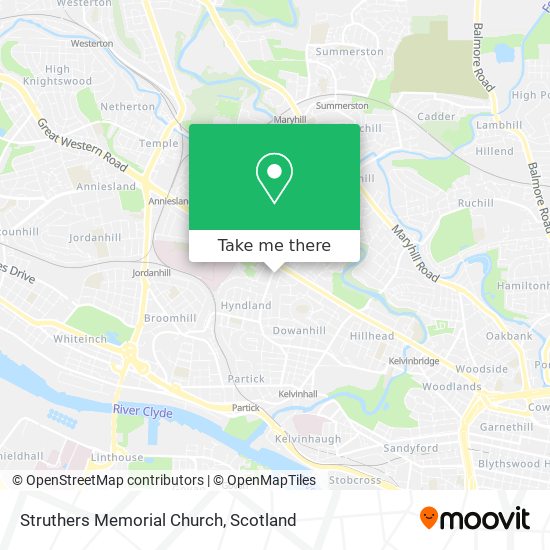 Struthers Memorial Church map