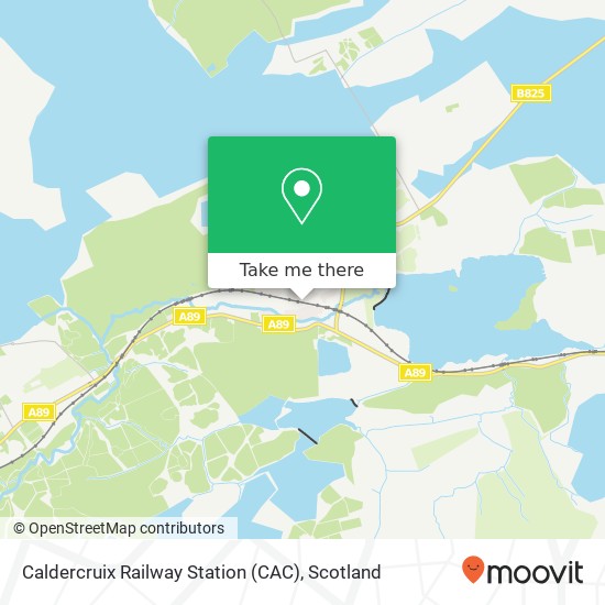 Caldercruix Railway Station (CAC) map