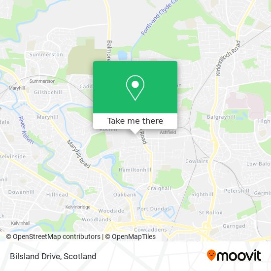 Bilsland Drive map