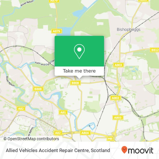Allied Vehicles Accident Repair Centre map