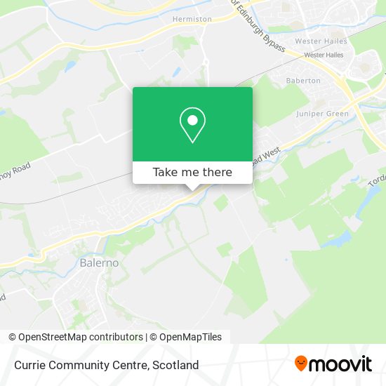 Currie Community Centre map