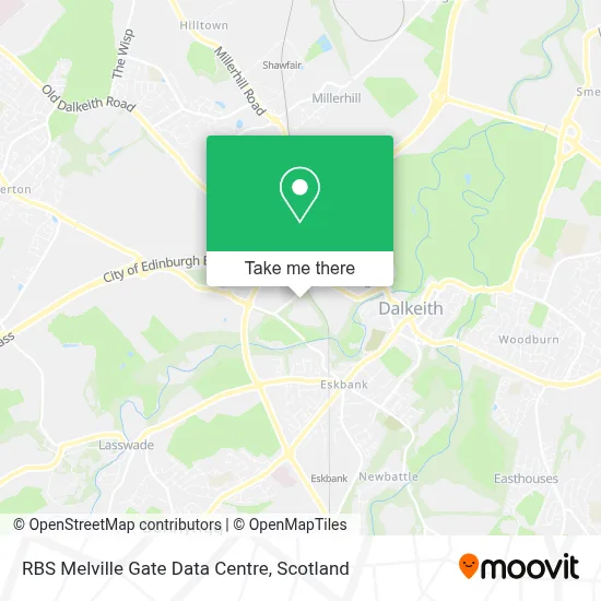 RBS Melville Gate Data Centre map