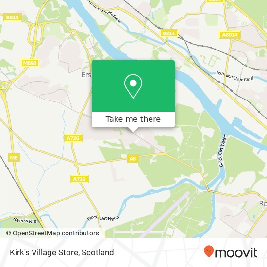 Kirk's Village Store map