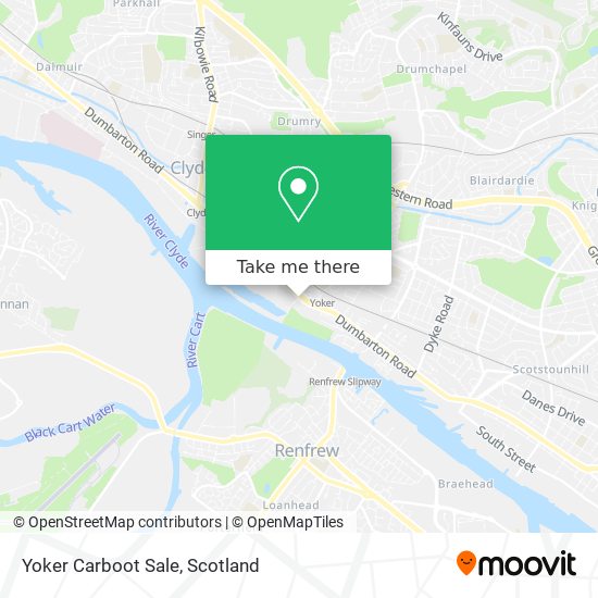 Yoker Carboot Sale map