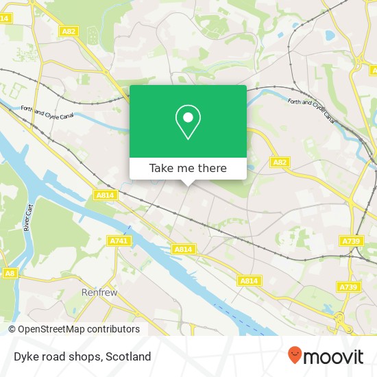 Dyke road shops map