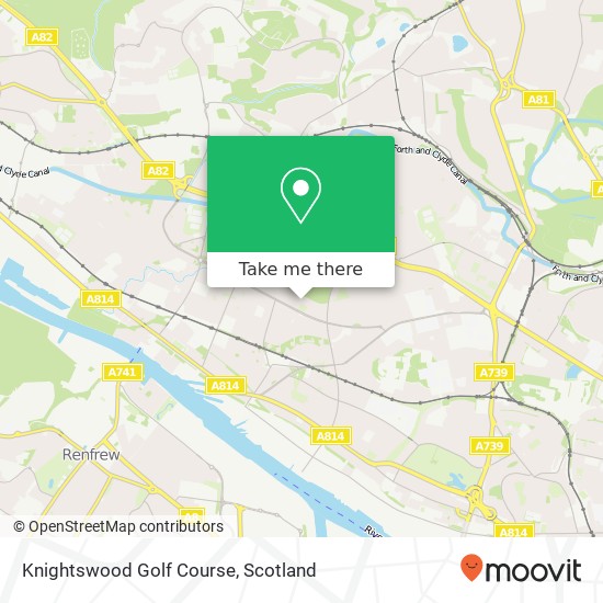 Knightswood Golf Course map