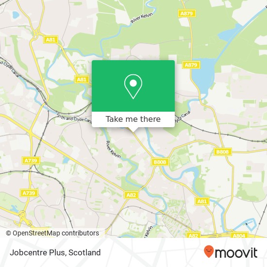 Jobcentre Plus map