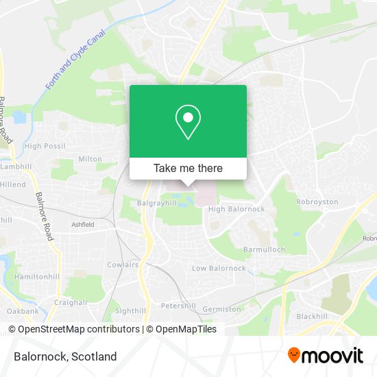 Balornock map