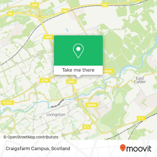 Craigsfarm Campus map