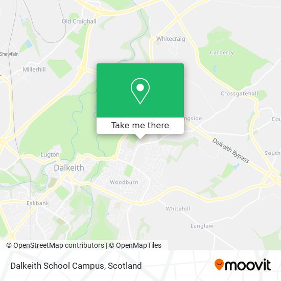 Dalkeith School Campus map