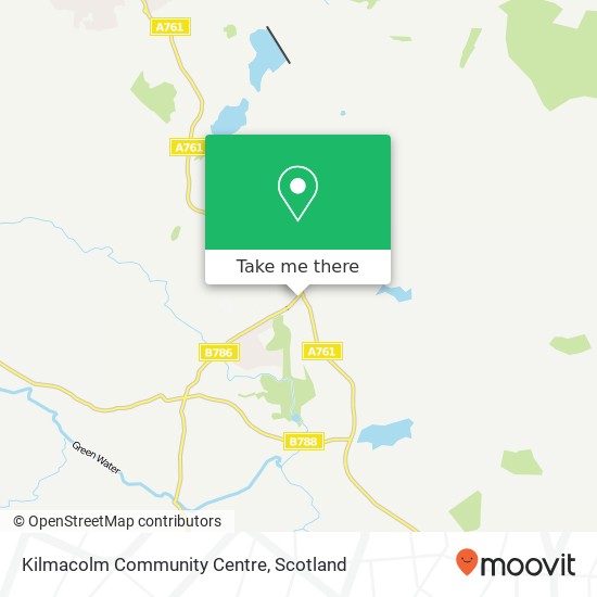 Kilmacolm Community Centre map