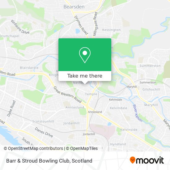 Barr & Stroud Bowling Club map