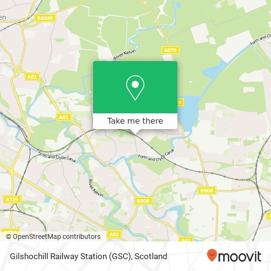 Gilshochill Railway Station (GSC) map
