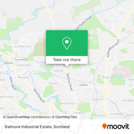 Balmore Industrial Estate map