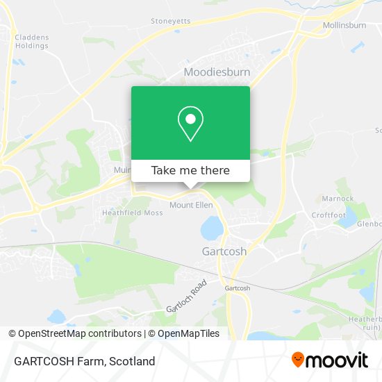 GARTCOSH Farm map