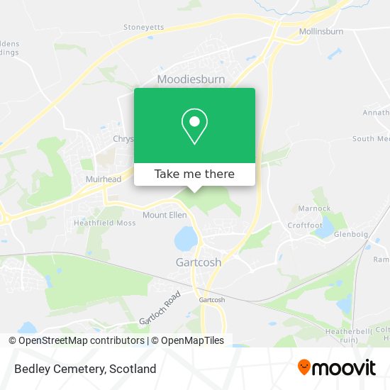 Bedley Cemetery map