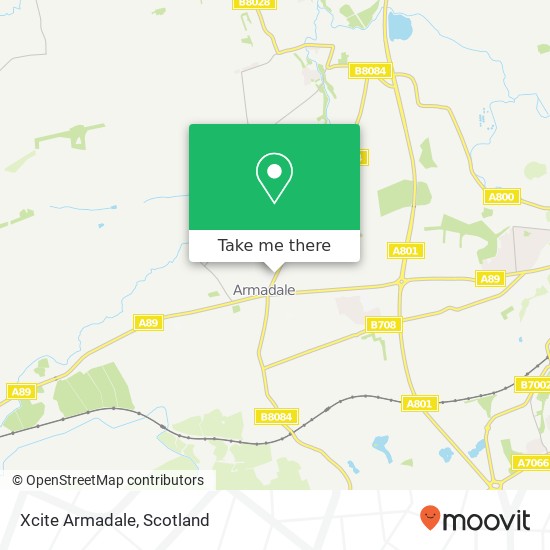 Xcite Armadale map