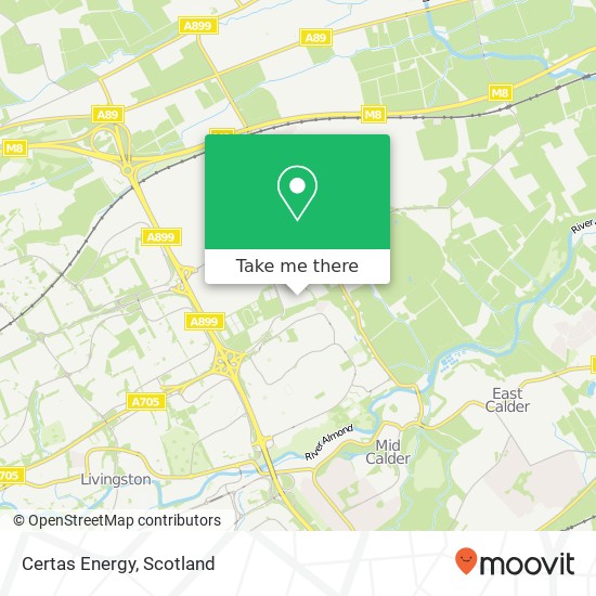 Certas Energy map