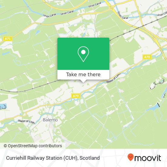 Curriehill Railway Station (CUH) map